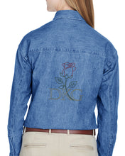 Load image into Gallery viewer, Rosebud Denim Jacket
